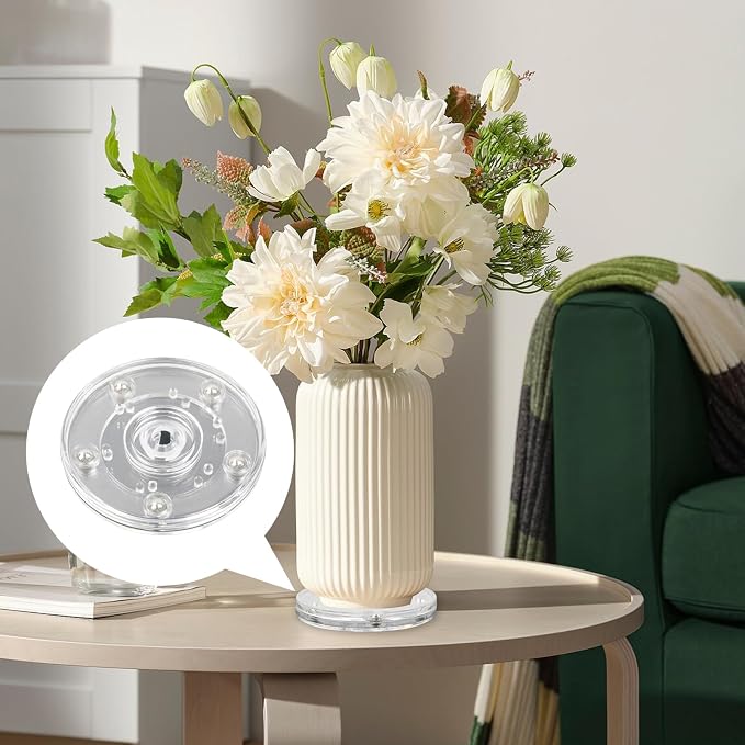Geesatis 4 Pcs Tiny Lazy Susan 3 inch Acrylic Turntable Organizer Bearings Round Swivel Plate, Smooth Swivel Plate for Kitchen Base Turn Dining Table, Clear