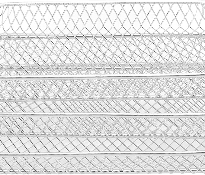 3 Layer Fryer Grilling Rack, Stainless Steel Stackable Cooling Rack for Baking Cooking Grilling