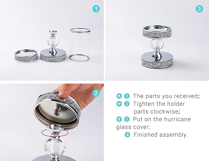 Pillar Candle Holders, Candle Holder for Pillar Candle, Candlesticks Holder for Coffee Dining Table,Wedding, Home Ceterpieces, Home Decor CH00XL