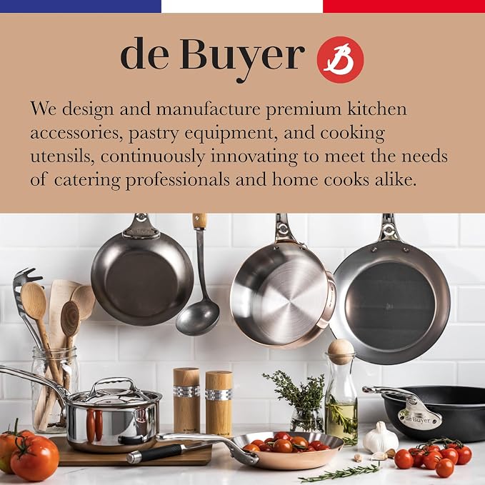 de Buyer REVOLUTION Slider & Pusher - Stainless Steel Replacement for LA MANDOLINE REVOLUTION - Made in France