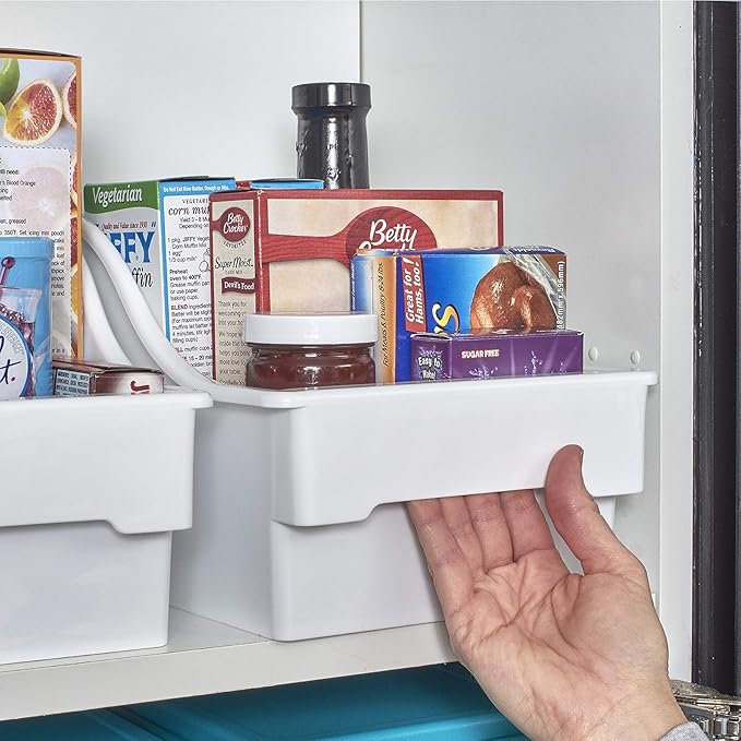 Buddeez Medium Pantry Storage Bin, Set of 2