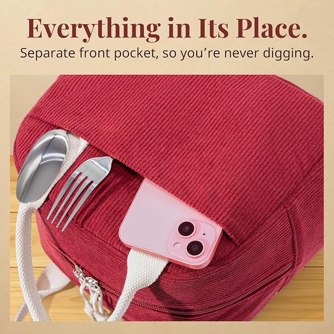 LOVELYWIND Lunch Box for Women Cute Lunch Bags for Women Lunch Tote Bags Reusable Insulated Lunch Box Large Capacity Reusable Insulated Cooler for Work or Travel Gifts or Beach