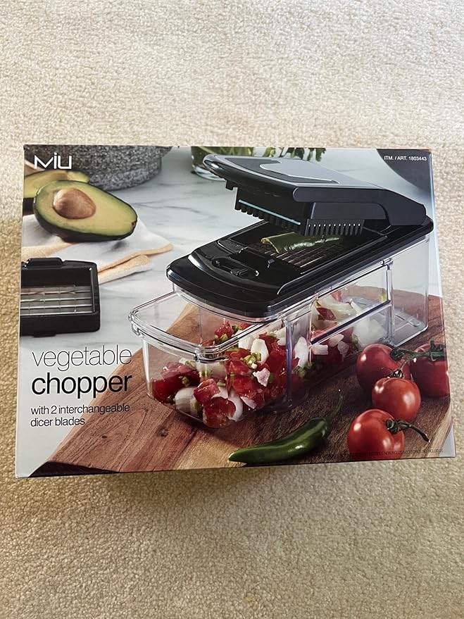 Vegetable Chopper, Dicer, Slicer for Fruits, Veggies, Onions, Potatoes.