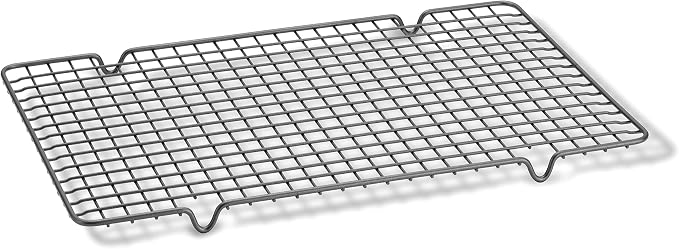 Anolon Advanced Nonstick Bakeware Cooling Grid / Baking Rack - 10 Inch x 16 Inch, Gray (Pack of 6)