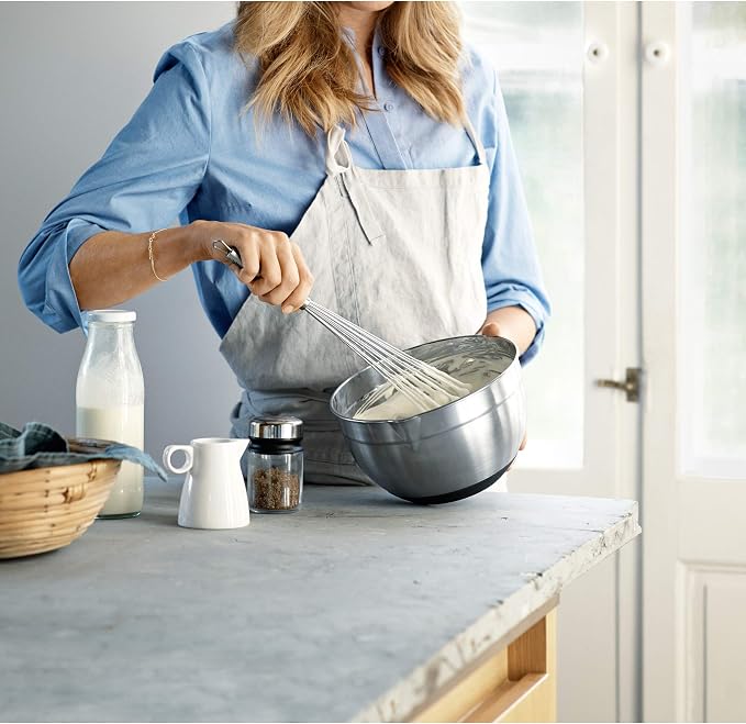 WMF Profi Plus Whisk - 27 cm, Stainless Steel Balls, Cromargan Stainless Steel, Partially Matte