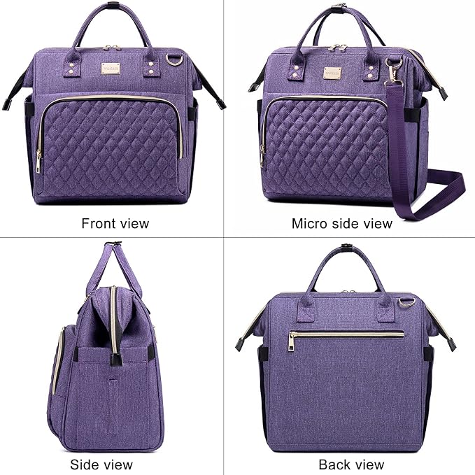 Weitars Lunch Bag for Women Cute Lunch Bag For Work,Insulated LunchBox Lunch Purse Leakproof Wide-Open Lonchera Lunchbag Lunch Tote With Pockets And Adjustable Strap For Office Picnic Beach