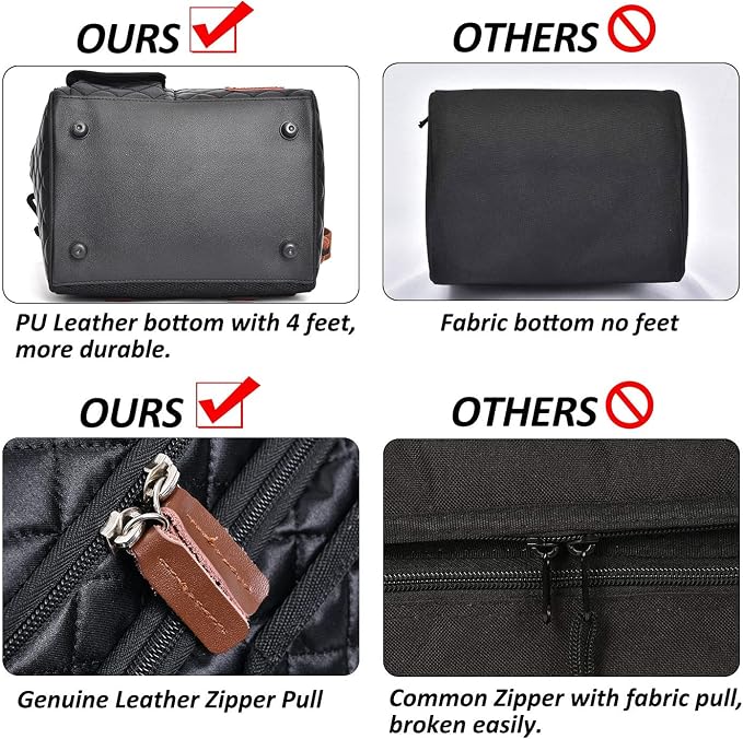 LOKASS Lunch Box for Women-Double Deck Insulated Adults Lunch Bag with Removable Shoulder Strap- Cute Wide Open Lunch Tote for Work/Office/Picnic/Beach/Travel (Square)