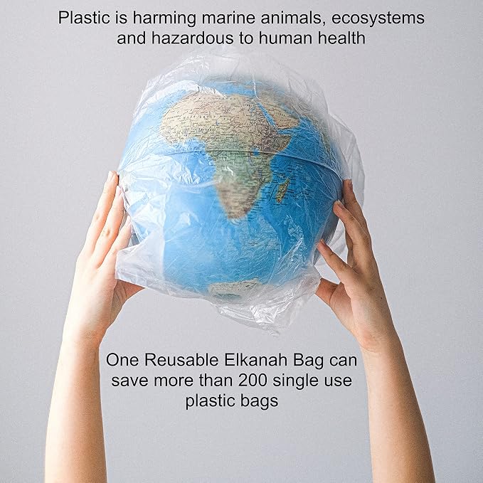 Elkanah Extra Large 116fl oz Silicone Bags Reusable Freezer Bags Silicone Gallon Bag Food Storage Bag|Oven Bags|Sous Vide|Microwave|Oven|Dishwasher safe | 116fl oz
