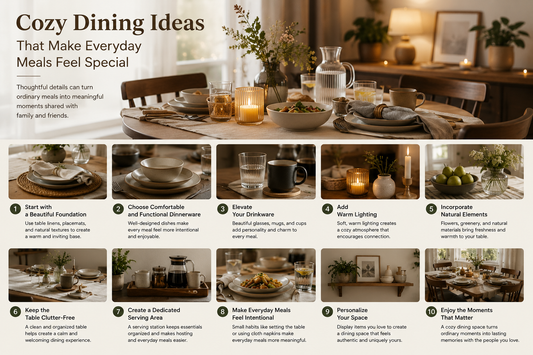 Cozy Dining Ideas That Make Everyday Meals Feel Special