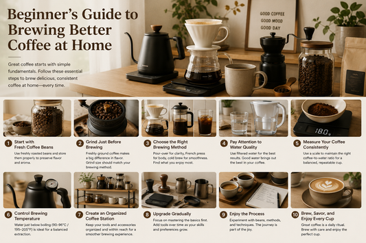 Beginner’s Guide to Brewing Better Coffee at Home