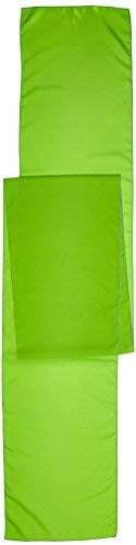 LA Linen Polyester Poplin Table Runner 14 by 108-Inch, Lime