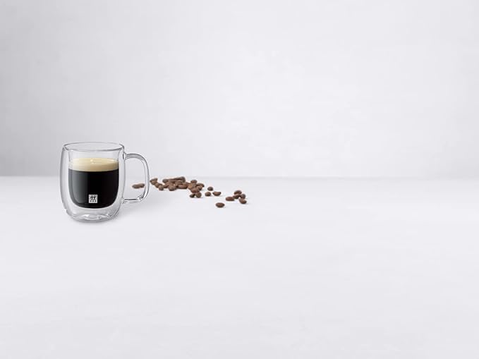 ZWILLING Sorrento Plus 2-pc Double-Wall Glass Espresso Mug Set