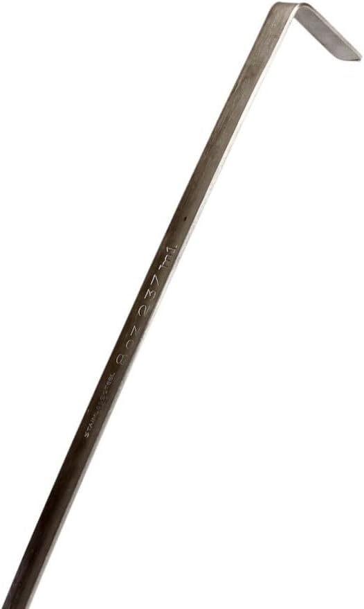 TrueCraftware- 8 oz Stainless Steel Ladle with Long Hooked Handle- Kitchen Ladle Best Kitchen Accessories for Cooking and Serving Spoon for Soup Chili Gravy Salad Dressing and Pancake Batter