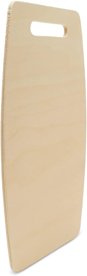 Wooden Cutting Board Shapes, 16" Wide Middle, Pack of 1 Wooden Cutting Boards by Woodpeckers, for Kitchen, Decor, and Charcuterie Boards