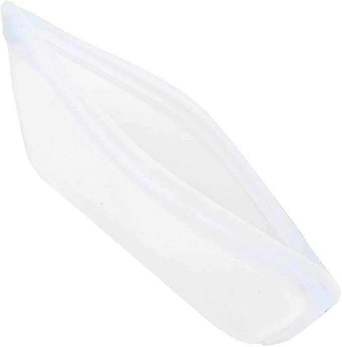 Stasher STSB00 Silicone Bag, Sandwich, Medium, 28 fl oz (828 ml), Set of 2, Food Storage Bags, Clear, Clear, Microwave, Oven, Heat Resistant, Freezer, Sandwich 828 mL/15 oz