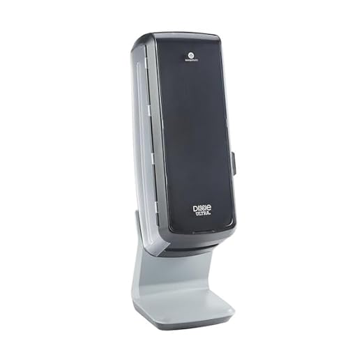 Dixie Ultra Tower Interfold Napkin Dispenser by GP PRO (Georgia-Pacific), Black, 54550A, Holds 1,000 Napkins, 8.800" L x 9.300" W x 27.600" H