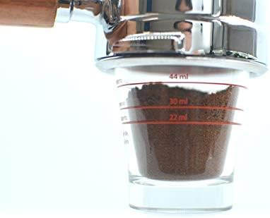 VIA CREMA Espresso Shot Glass (3 Pieces) Coffee Shot Glass Cups Espresso Measuring Shot Glass Coffee Shot
