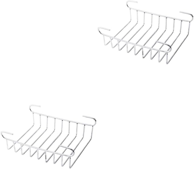 2pcs Stainless Steel Bread Rack for Cooling and Baking Versatile Food Rack for Cookies Biscuits Pies and Pancakes Easy to Clean Non-stick for Home and Camping Use
