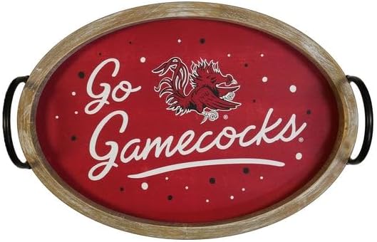 University of South Carolina Wooden Serving Tray with Handles