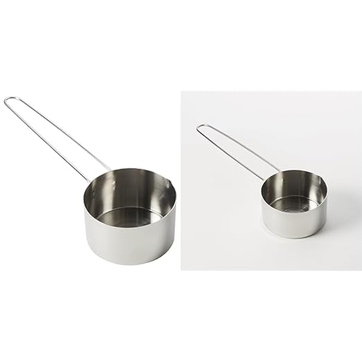 American Metalcraft Stainless Steel Measuring Cup Set, 1-Cup and 3/4-Cup Capacities
