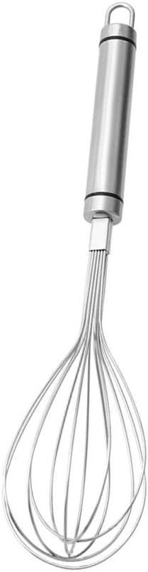 Whisk Stainless Steel Balloon Stir Tool Not Sticky Baking Stir Egg Butter (Size : 30cm)