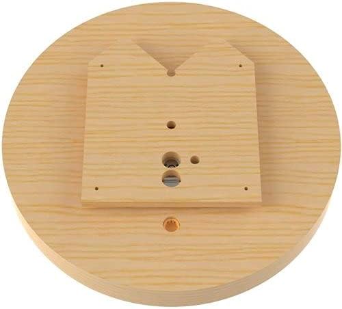 Natural Lazy Daisy Full Circle 360 Degree Wooden Swiveling Shelves with Steel Bearing (18 INCH Diameter)