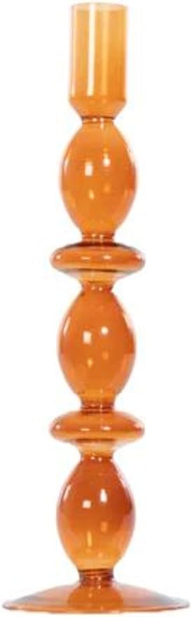 Saffron Candle Holder Stem – by Alice Lane Home Collection – Elegant Saffron Candle Holders – for Holidays, Special Occasions, and Home Decor