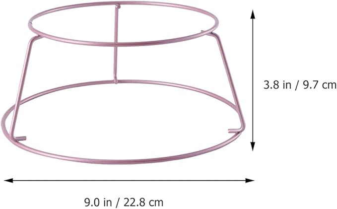 Beaupretty 2pcs Non-stick Rose Gold Cooling Rack Stainless Steel Baking Rack Bread and Cake Cooling Stand Kitchen Baking Accessories
