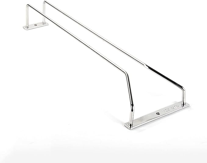 Wine Glass Rack 11/20/24inch Under Cabinet Wine Glass Holder, Stainless Steel Hanging Stemware Holder, Stemware Storage Drying Rack With Screws, Wall Mounted Hanging Rack Shelf