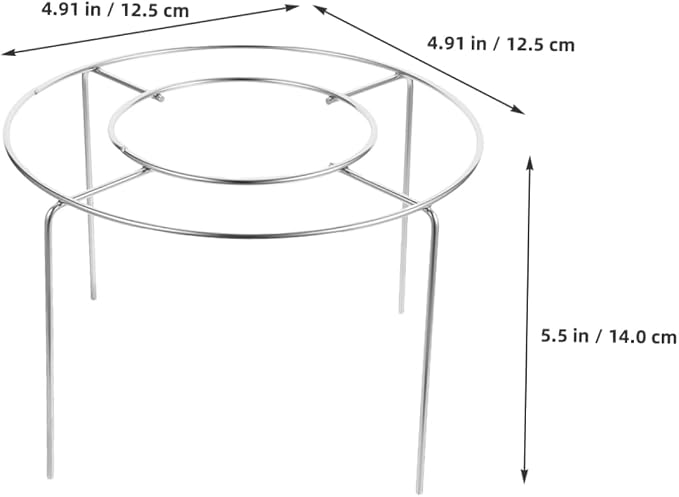Stainless Steel Small Cooling Rack for Baking and Cooling Cakes Sturdy Wire Design for Proper Air Circulation for Cakes and Breads