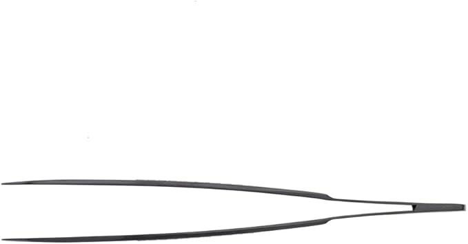Mercer Culinary 18-8 Stainless Steel Precision Plus Chef Plating Tong, Fine Point, 6-1/8 Inch, Matte Black