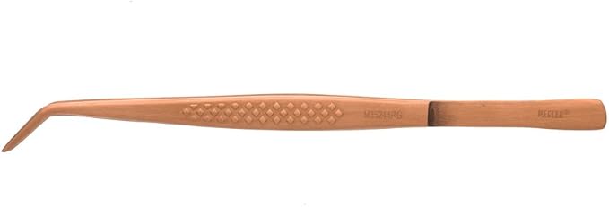 Mercer Culinary 18-8 Stainless Steel Precision Plus Chef Plating Tong, Fine Point, 6-1/8 Inch, Rose Gold