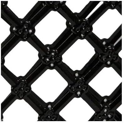 Home Basics Steel Heavyweight Lattice Collection Napkin Holder , Black Finish , 5.5”x5”x2.5”