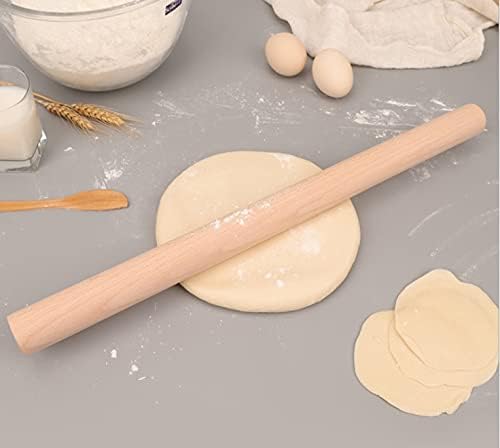 Long Rolling Pin，Rolling Pins for Baking，Dough Roller ，Making Dumpling, Tortilla ，Bread，Baklava, Pizza。23.23×1.38inch/59×3.5cm)