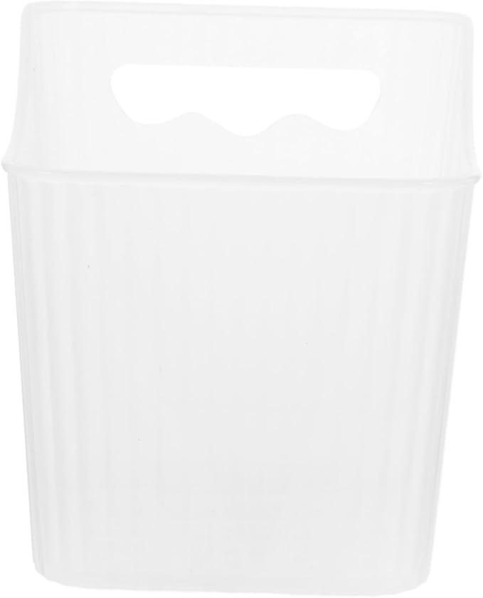 LABRIMP Ginger Garlic Wall Mounted Storage Basket Clear Plastic Organizer for Kitchen Versatile Floating Shelf for Efficient Clutter Storage Keep Ginger Garlic Fresh