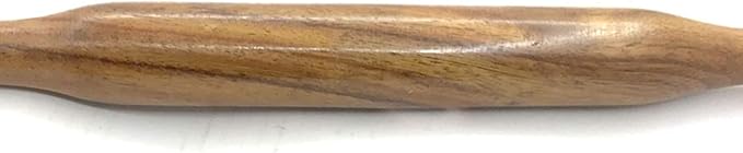 Wooden Rolling Pin (Belan) for Dough – Smooth Surface Roller for Roti, Chapati, Pizza, Pastry & Baking – Durable Kitchen Tool with Easy Grip Handles 14 inch Long