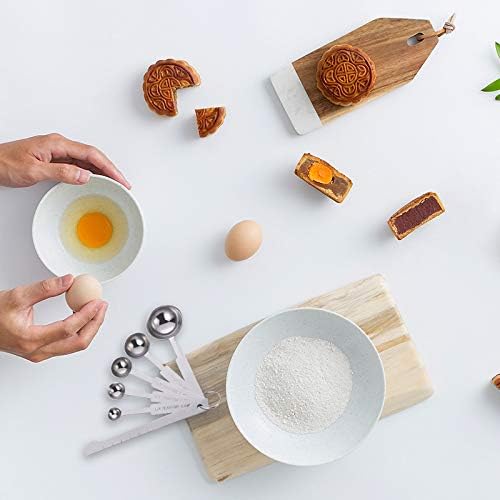 14pcs Measuring Spoons And Measuring Cups Set, Stainless Steel Measuring Cups And Spoons Set, 7 Spoons & 5 Measuring Spoons Measuring Rod & Funnels, Kitchen Gadgets Essentials Tools