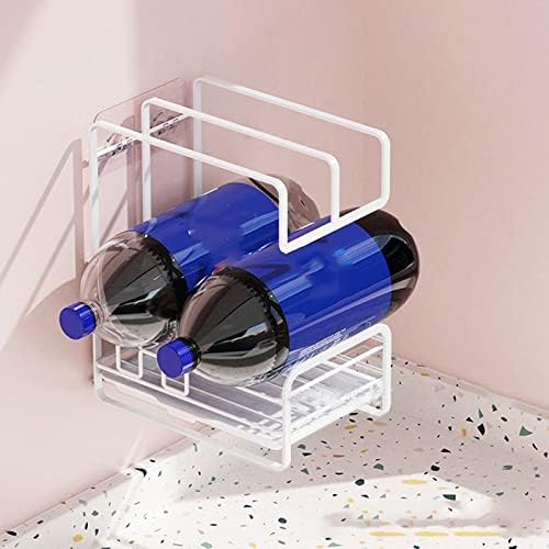 Thick Kitchen Wrought Iron Rag Rack Wall-Mounted Non-Perforated Countertop Rack Sink Sponge Drain Basket Rack Storage Rack (Color : Black) (Black)