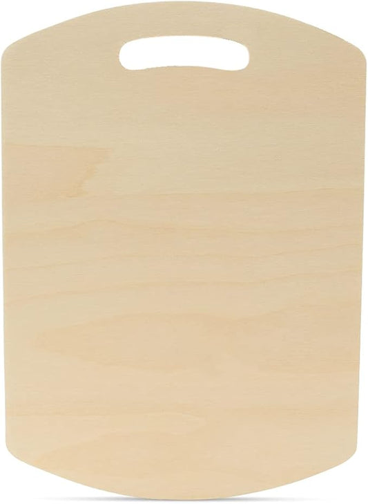 Wooden Cutting Board Shapes, 16" with Rounded Edges, Pack of 3 Wooden Cutting Boards by Woodpeckers, for Kitchen, Decor, and Charcuterie Boards