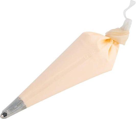 Restaurantware Pastry Tek 12 x 6.2 Inch Piping Bags 2 Reusable Icing Bags - Durable White Silicone Pastry Bags Anti Burst Decorate Cakes Cupcakes Macarons Or Cookies