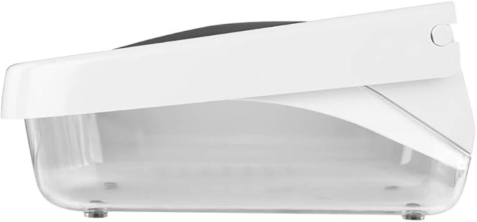 OUKENS Manual Food Chopper, 3-in-1 Multifunctional Vegetable Fruit Cutter with Container for Onion, Potato, Carrot, Easy Push Down Handheld Kitchen