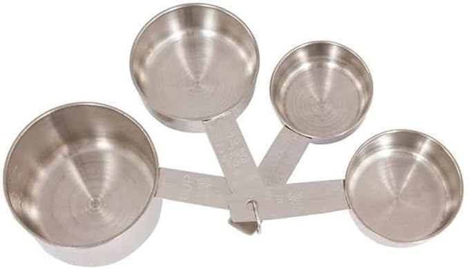 Crestware Measuring Cup Set,1/4,1/3,1/2,and 1 Cup MEACPHD - 1 Each