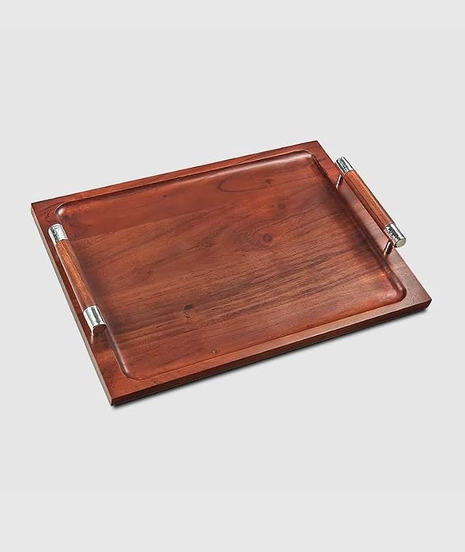 Sierra Wood Tray with Handles by Mary Jurek Design