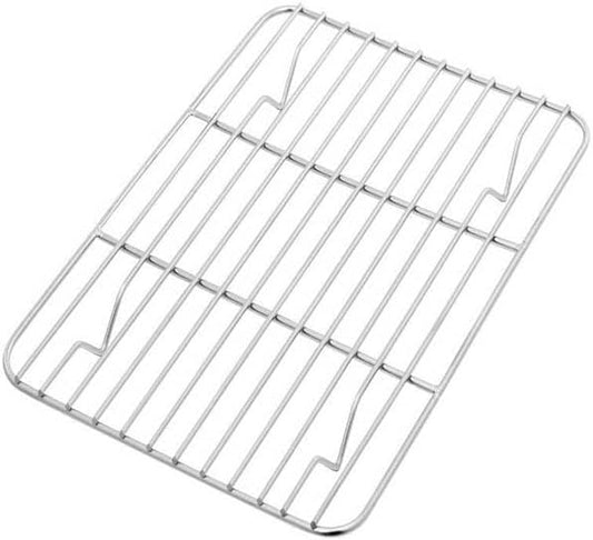 Half Sheet Cooling Rack for Cooking & Baking, Stainless Steel Baking Rack & Wire Rack, Bacon Grill Rack for Oven,Heavy-Duty Wire fits Half Sheet Pan,Non-Stick Coating,Dishwasher Safe,11.4 x 16.6 IN