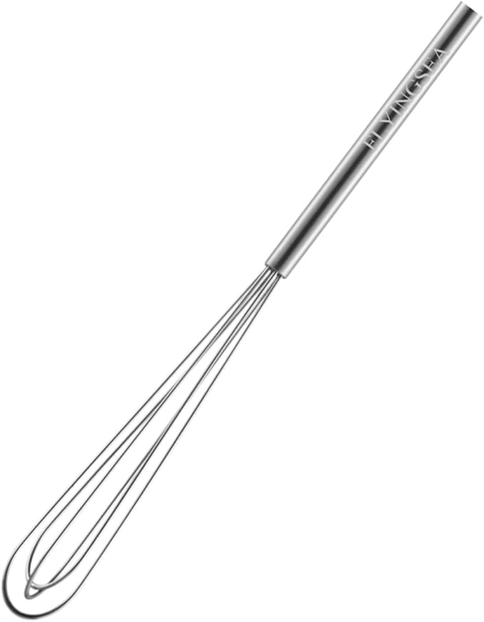 FLYINGSEA whisk,Mini whisks,small wisk,whisks for cooking,Whisk stainless steel,Cooking and Kitchen Gadget.(8.85-inch short handle)