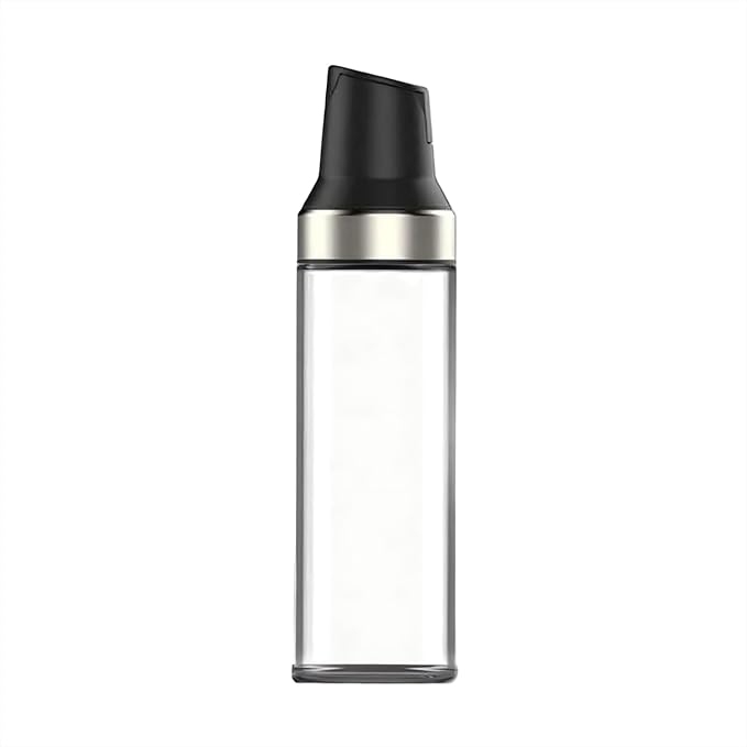 Glass Sugar Dispenser with Pour Spout Leak-Proof Shaker for Coffee & Kitchen, Labeled Sugar/Creamer Container for Beverages, Baking & Organizing