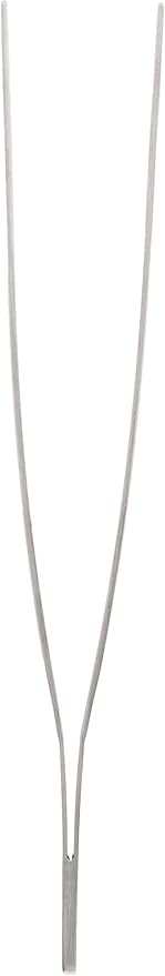 Mercer Culinary 18-8 Stainless Steel Precision Plus Chef Plating Tong, Straight, 6-1/8 Inch