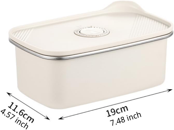 Mini Airtight Food Containers with Lids, Stainless Steel Bento Box, Microwave/Oven/Dishwasher Safe