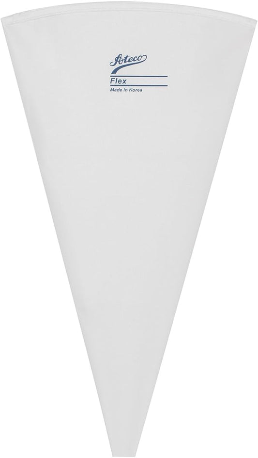 Ateco Flex Decorating Bag, Coated Nylon, 12-Inch, Reusable, White