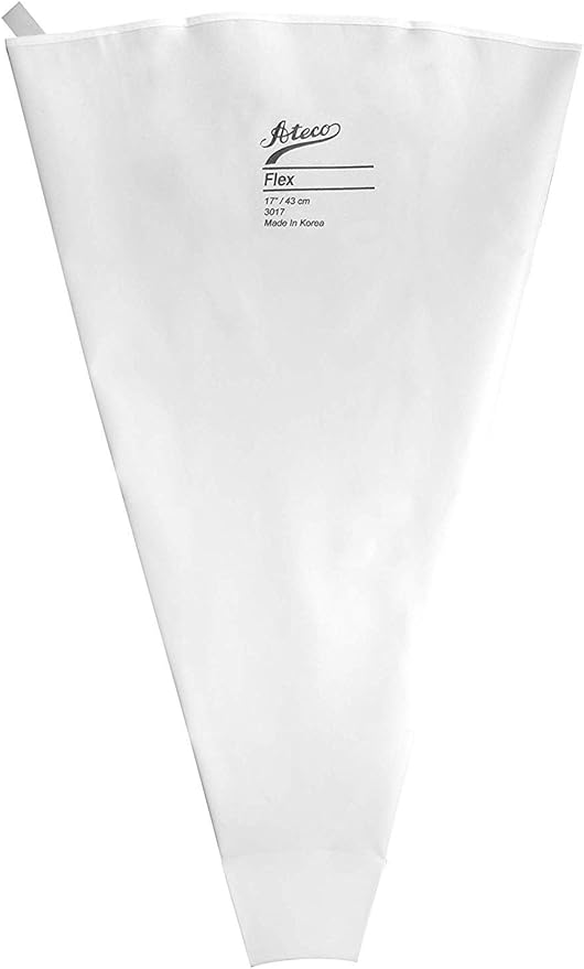 Ateco Icing and Piping Tips, 3017 Decorating Bag, White